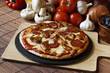 Stone baked Meat feast gourmet Pizza Stone baked Meat feast gourmet Pizza