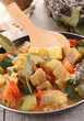 A fényképek részletei ratatouille in pan