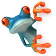 Blue frog