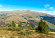 Morning autumn mountain landscape