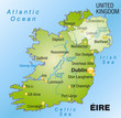 Übersichtskarte von Irland und Nordirland