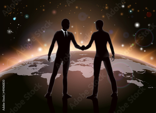 Vector: Global business concept Global business concept
