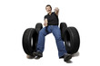 Photo: Drive safe with new tires Drive safe with new tires