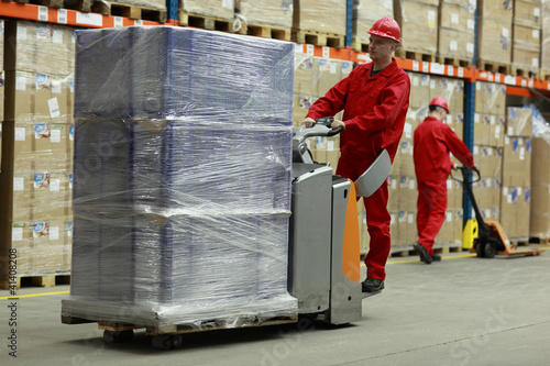 Photo: Warehousing - people at work Warehousing - people at work