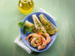 appetizer with shrimp and grilled endive salad appetizer with shrimp and grilled endive salad