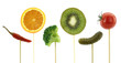 Healthy eating concept. Vegetables and fruits Healthy eating concept. Vegetables and fruits