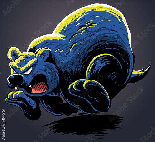 Vektor: Angry Bear Angry Bear