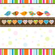 Template Greeting Card, Vector