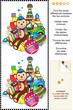 Find the differences visual puzzle - toys Find the differences visual puzzle - toys