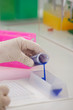 to make an analysis- laboratory