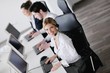 Photo: business people group working in customer and helpdesk office business people group working in customer and helpdesk office