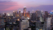 Night view of Bangkok from Asok area
