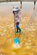 Salt harvesting Salt harvesting