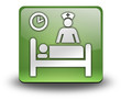 Green 3D Effect Icon "Inpatient"