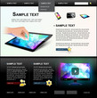 Vector: Editable Website Template 5. Editable Website Template 5.