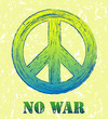 pacific symbol on grunge background