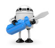 Photo en ligne au meilleur prix Robot with screwdriver