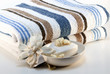 Photo: Towel with soap Towel with soap