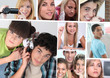 young people practicing hobbies