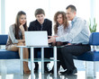 Business team at the meeting