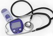 Stethoscope and device for measuring blood sugar level