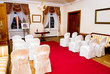 Hall is ready for wedding ceremony