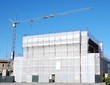 cantiere edile,gru,restauro immobile