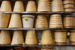 round basket bamboo