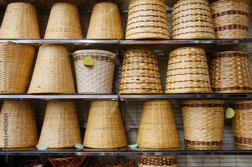 Foto: round basket bamboo round basket bamboo