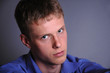 Face of young man.