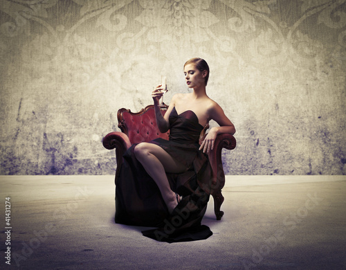 Photo: Raffinate woman Raffinate woman