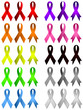 Memorial ribbon set
