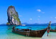 Longtail near Poda island from Thailand