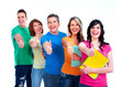 Group of students teens. Group of students teens.