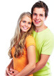 canvas print picture - Happy couple.