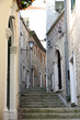 Backstreet in old town of Herceg Novi, Montenegro Backstreet in old town of Herceg Novi, Montenegro
