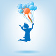 Flight by balloons