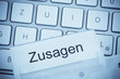 Aktenmappe zum Thema: Zusagen
