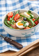 Nisoise salad in the bowl
