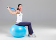 Training mit Theraband 15