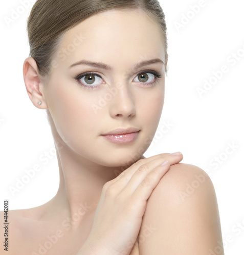 Foto: Healthy clean skin of woman Healthy clean skin of woman