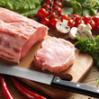 fresh raw steak