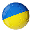 Soccer ball. Flag of Ukraine Soccer ball. Flag of Ukraine