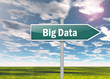 Signpost "Big Data"