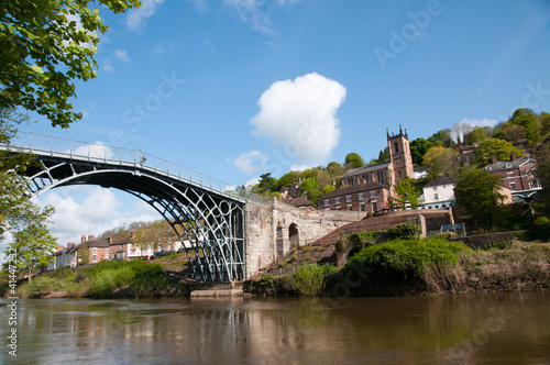 Photo: Ironbridge over the river Severn in Telford, England Ironbridge over the river Severn in Telford, England