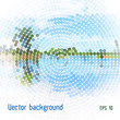 Vektor: Vector stylized landscape mosaic Vector stylized landscape mosaic