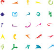 Pfeile, arrows, Symbole, Zeichen, Vektor Pfeile, arrows, Symbole, Zeichen, Vektor