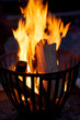 Lagerfeuer bei Nacht