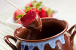 Strawberries with melted Chocolate Strawberries with melted Chocolate