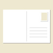 Blank postcard